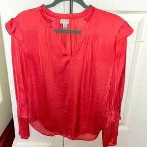 A NEW DAY LONG SLEEVE PINK SHIRT SMALL